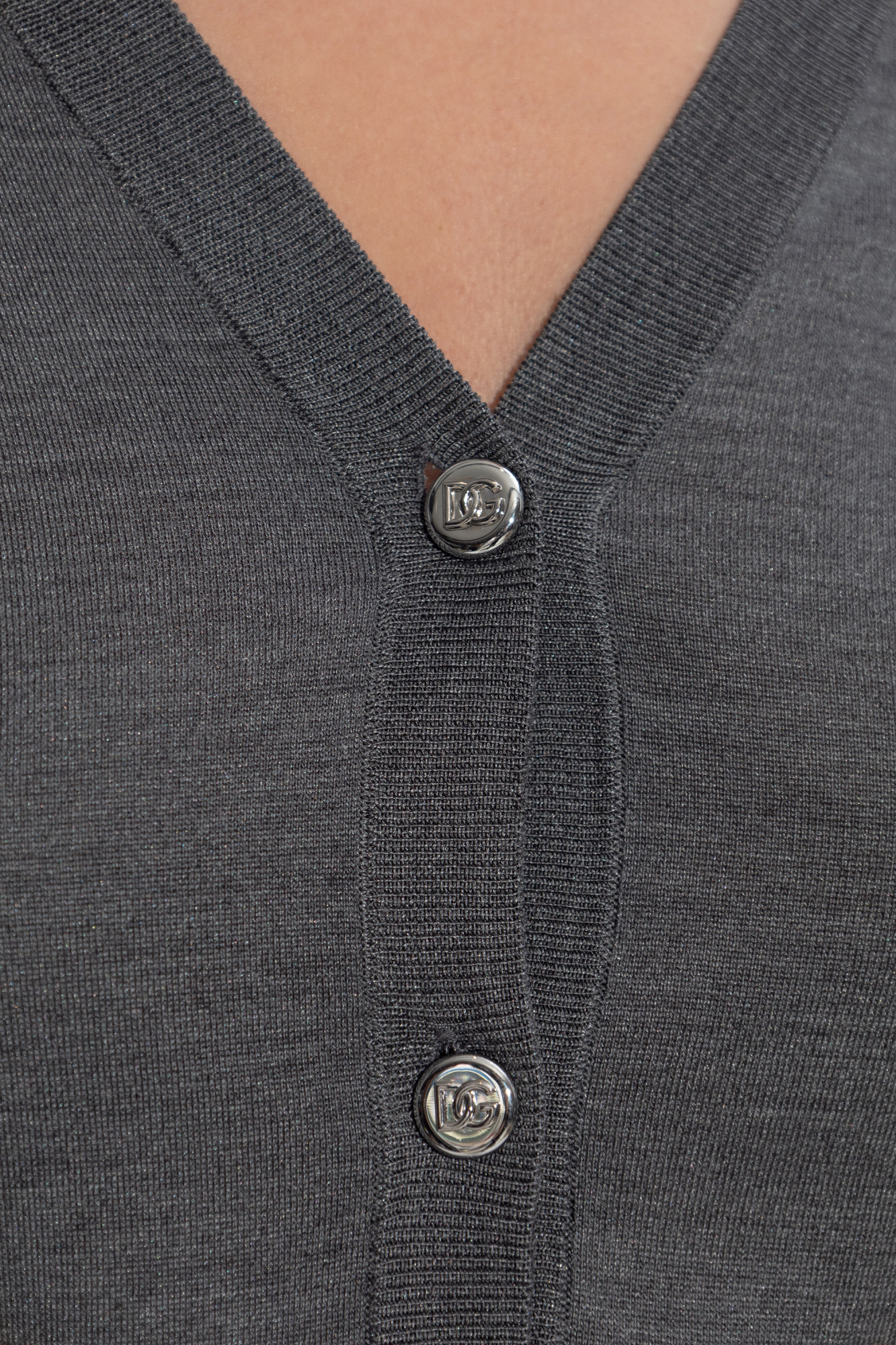 Dolce & Gabbana カーディガン Dolce & Gabbana Cardigan with shimmering buttons | Women's